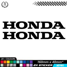 2 x HONDA Vinyl Sticker Decal Car Window Motor Bike Graphic Race Rally Racing