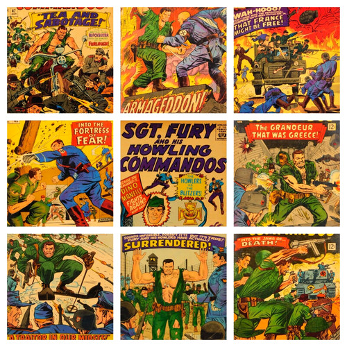 Marvel comics sgt fury his - sgt, &