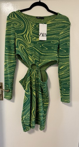 Bnwt zara green and - zara,