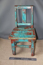 Fabulous Vintage Scandinavian Wooden Painted Childs Chair