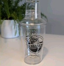 Bubba Gump Shrimp Restaurant Clear Plastic Cocktail Shaker Vintage 2001. VGC!