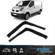 FOR RENAULT TRAFIC 2001-2013 – STX INTERNAL WIND DEFLECTORS – 2PCS – CLIP IN