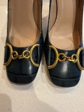 LK Bennet Women's Shoes Size 38 Brand New In Box Dark Green Heeled