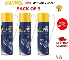 3x500ml Mannol 9694 DPF Foam Cleaner Spray Diesel Particulate Filter Cleaner