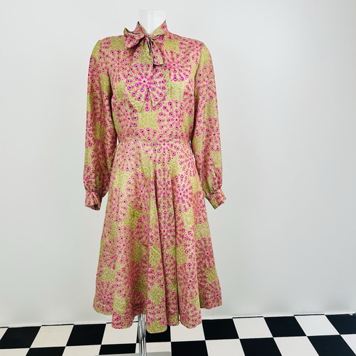 Vintage indian silk dress - indian,
