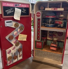 Enesco I’d Like to Buy the World a Coke Music Box Vending Machine 1993 Tested