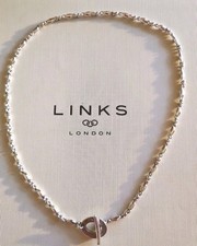LINKS OF LONDON Marina Chain 44cm. Necklace Rare