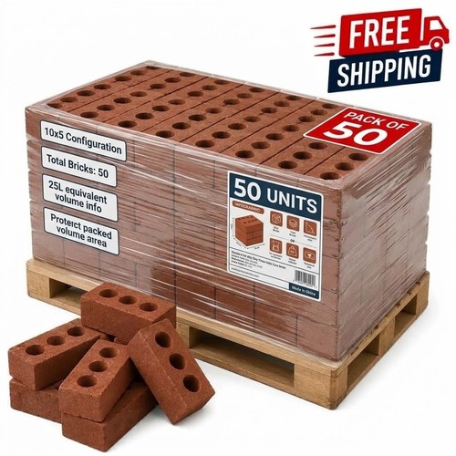 Red engineering bricks - engineering, x