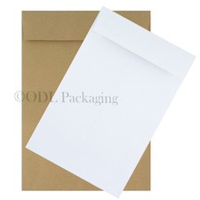 Gusset Envelopes Strong White & Manilla Peel & Seal, C3, C4, C5, C6 & More