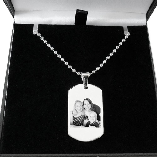 Dog tag necklace with - tag,