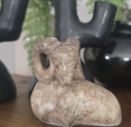 Stone carving ram - carving, sheep