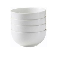 Set of 4 Porcelain 600ml Bowls