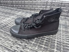 Dunlop Black High Top Trainers