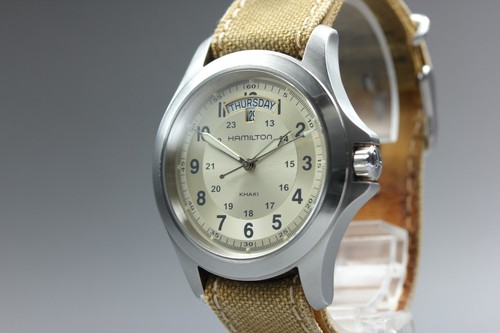 Hamilton khaki h644510 - khaki, white