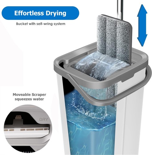 Mop and bucket set - mop,