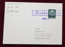 D.R. Cards with local stamp Kattenhofen on 6 Pfg. Mi. 484# A3 7-1