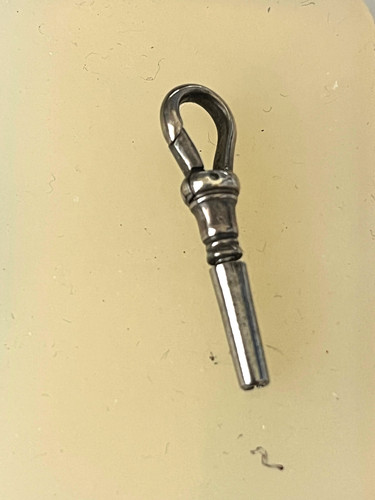 Pocket watch key spring loaded - pocket,
