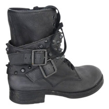 Ash Biker Boots Army Combat