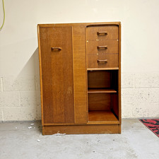 G Plan E Gomme Gentleman's Wardrobe Tallboy Upcycling Project