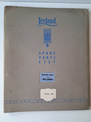 Vintage leyland motors spare - vintage,