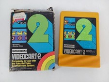 Fairchild Videocart-2 Video Cart #2 Desert Fox Shooting Gallery Cartridge & Box