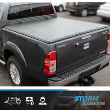 For Toyota Hilux Mk8 2016 On - Double Cab - Stx Soft Roll Up Tonneau Cover