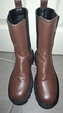 Mango Brown Women's Boots Size