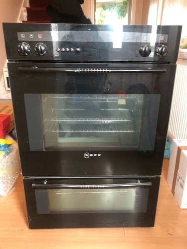 Neff built double oven - double,