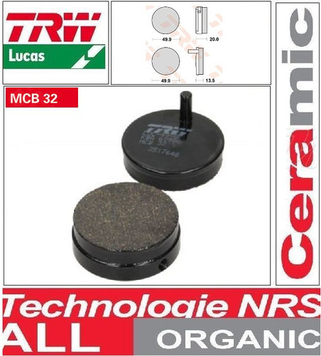 Front brake pads - front, lucas