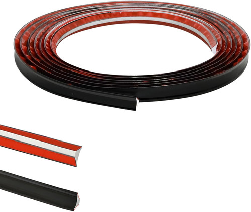 Black pvc quadrant - black,