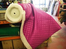 Quilted Fabric Waterproof 4oz BOX Design Per Metre Various Outdoor Clothing Uses