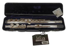 Vintage Jazz Silver Plated Flute with Hard Shell Case