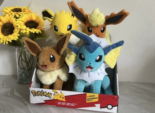New eeveelution pack - 4-pack, plush