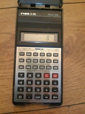 Casio FX-82B Scientific Calculator with Hard Case 1980s Vintage