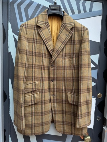 Vintage tweed hacking jacket - tweed,