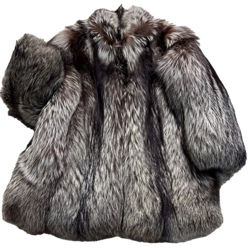 Saga fox silver fur - fox, coat