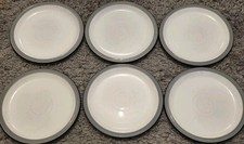 Denby Jet Grey Dinner Plates