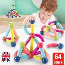 64PCS Magnetic Constructor