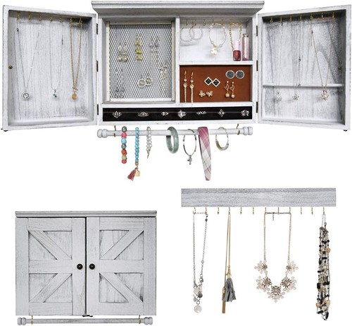 Rustic wooden wall jewelry - rustic,