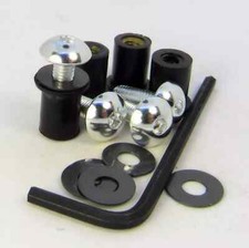 Yamaha XT660R 2004-2016 Silver Aluminium 4 Bolt Screen Kit