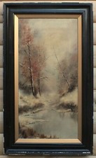 Large Antique Victorian Framed