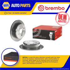 2x Brake Discs Pair Solid fits