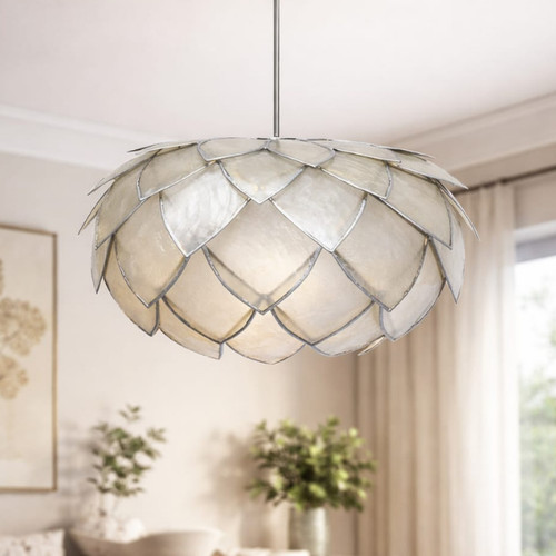 30cm capiz shell dome ceiling - capiz,
