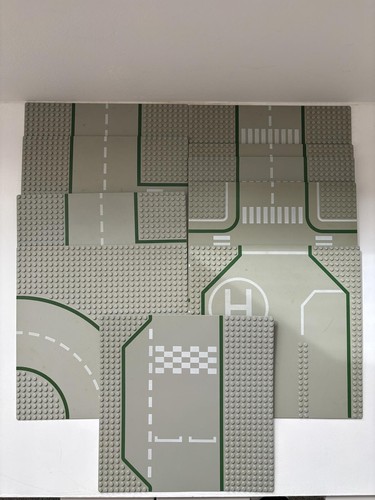 Lego road baseplates - road,