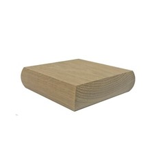 Solid White Oak Newel Post Cap for 70mm Full Newels 90x90mm