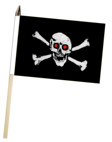 Pirate skull and crossbones - and,