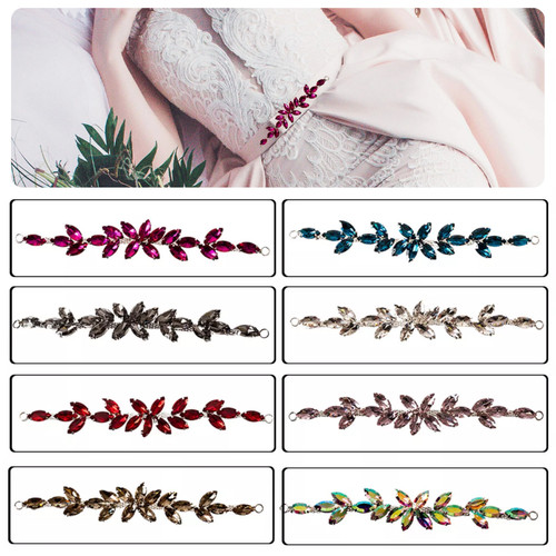 Diamante applique bridal sash - applique,