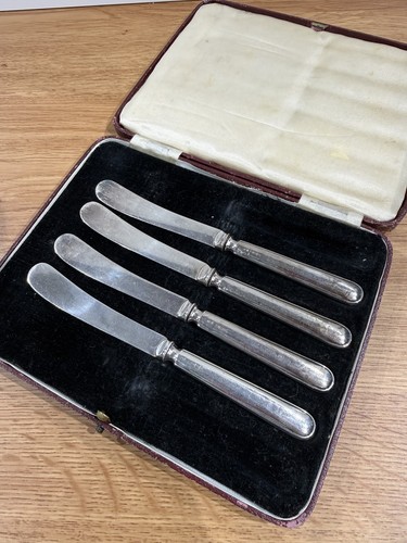 Sterling silver handled butter - sterling,