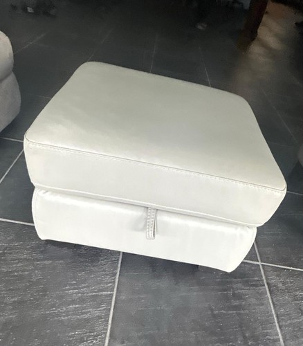 Grey leather storage - leather,