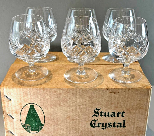 Six stuart crystal glengarry - -,